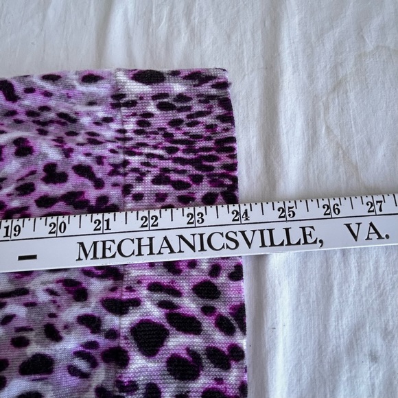 Talbot's Animal Leopard Print Merino Wool Puff Sleeves Knit Sweater - Picture 12 of 13